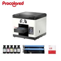 Impresora Plana UV con Cabezal de Impresión L800 L805 Tamaño A4 Máquina de Serigrafía para Pequeñas Empresas