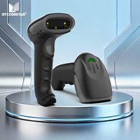 Escáner USB Portátil GTCODESTAR, Lector de Códigos QR y de Barras Láser Inalámbrico, Escáner de Códigos de Barras 1D y 2D para Logística y Almacenes