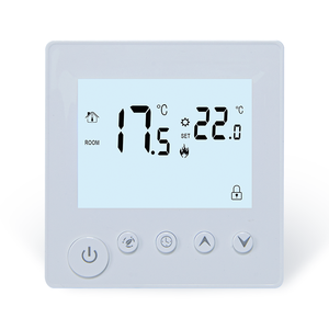 <span class=keywords><strong>Thermostat</strong></span> numérique KC01 avec rétroéclairage blanc, fonction de verrouillage enfant, commande par clé pour chaudière à <span class=keywords><strong>gaz</strong></span>, eau et chauffage électrique au sol - Product Image 1