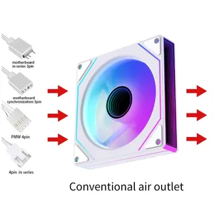 Ventola RGB ad Alte Prestazioni Lovingcool 55CFM 120mm con Telecomando per Raffreddamento - Product Image 4