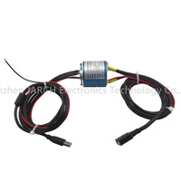 Fil de blindage à 3 conducteurs sur signal DMX Bagues collectrices Ethernet pour barre de commande d'éclairage de scène Bague collectrice d'enrouleur de câble