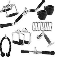 Accesorios para Equipos de Fitness, Barra de Dominadas con Agarre en Forma de V, Cuerda de Una o Dos Cabezas para Moldear el Cuerpo para Adultos