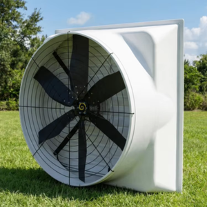 Heavy Duty High Air Volume 48" Blade Diameter IP55 Protection Electric Industrial Exhaust <b>Fan</b> Axial Flow DC <b>Motor</b> for Greenhouse - Product Image 1