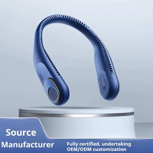 Exclusive Private Mold Hanging Neck Leafless Fan <b>USB</b> Rechargeable Outdoor <b>Mini</b> Neck Fan Lightweight Support OEM ODM Custom - Product Image 6