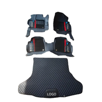 Tapis de voiture en PVC à motif personnalisé Tapis de voiture en cuir 7D à double couche avec tapis à bobine à utiliser pour les PRIUS-2010-2015