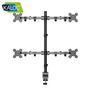 Kaloc DW240-J 4 Monitors Computer Mount Desk Stand Swivel Easy Adjust Offer Customised