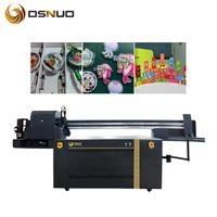 OSNUO Digital Inkjet Led Flatbed UV 1612 Printer Uv cetak dengan kamera CCD untuk koper kaca kayu akrilik