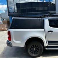 Capot rigide en alliage d'aluminium pour pick-up Holden Colorado RG Double Cab, étanche, verrouillable, sans perçage
