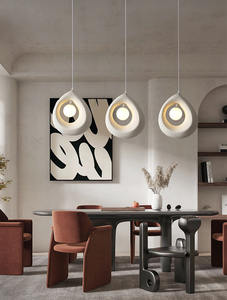 Modern asılı lamba Wabi Sabi ışık kapalı kolye ışık avize mutfak için restoran aydınlatması - Product Image 2