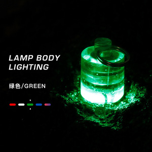 Mini pulsante cilindrico all'ingrosso lure light electronic light emitting 2.8g LED underwater bait light - Product Image 3