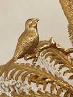 Luxe Antique Cuivre Rétro Français Laiton Vintage Hôtel Lobby Pendentif Lumière Duplex Villa Cristal Feuille De Palmier Branche D'arbre Lustre
