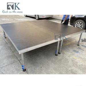Concert Platform Stage with <b>Black</b> <b>Skirts</b> Quick Install Aluminum Stage - Product Image 3