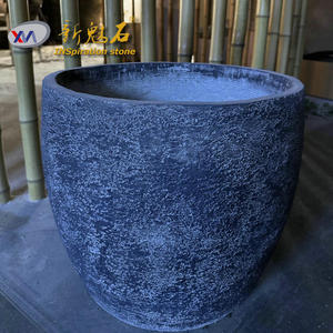 Maceta de hormigón GRC estilo europeo New Magic Stone, de pie, para paisajismo inmobiliario - Product Image 4