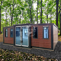 Meilleure Vente Prix Bas Maison Conteneur Modulaire Extensible en Acier de 20 Pieds, Appartement Préfabriqué Moderne à Deux Chambres