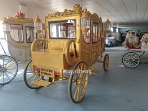 Carruaje eléctrico de caballos, carro de turismo tripulado eléctrico romántico, carro de soldadura automática - Product Image 3