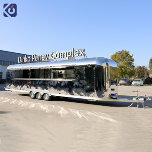 CAMPTRL Grand camion de restauration mobile pour hot-dogs, pizzas, café, glaces, remorque de restauration rapide, remorque de concession, chariot à hot-dogs - Product Image 5
