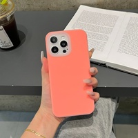 Jelly Liquid Silicone Anti-Chute Caméra Protecteur Mobile Téléphone Cas pour iPhone 16 15 14 13