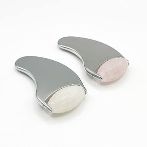 Rouleau de <span class=keywords><strong>massage</strong></span> à gratter ; Appareil de <span class=keywords><strong>massage</strong></span> avec tête en forme de champignon pour l'acupression des tempes et des points de méridien - Product Image 1