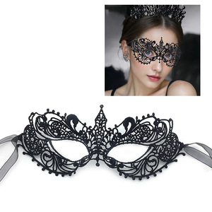 Máscara de Ojos Sexy y Elegante para Halloween, Máscara de Encaje Negro para la Mitad Superior de la Cara, Máscara de Zorro Anónima, Mascaras Venecianas - Product Image 2