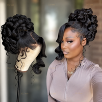 Perruque Lace Front HD 13x6 en Cheveux Humains, Perruque en Cheveux Naturels avec Cuticules Alignées, Perruque Frontale HD Lace, Perruques Full Lace 360 en Cheveux Birmans Naturels