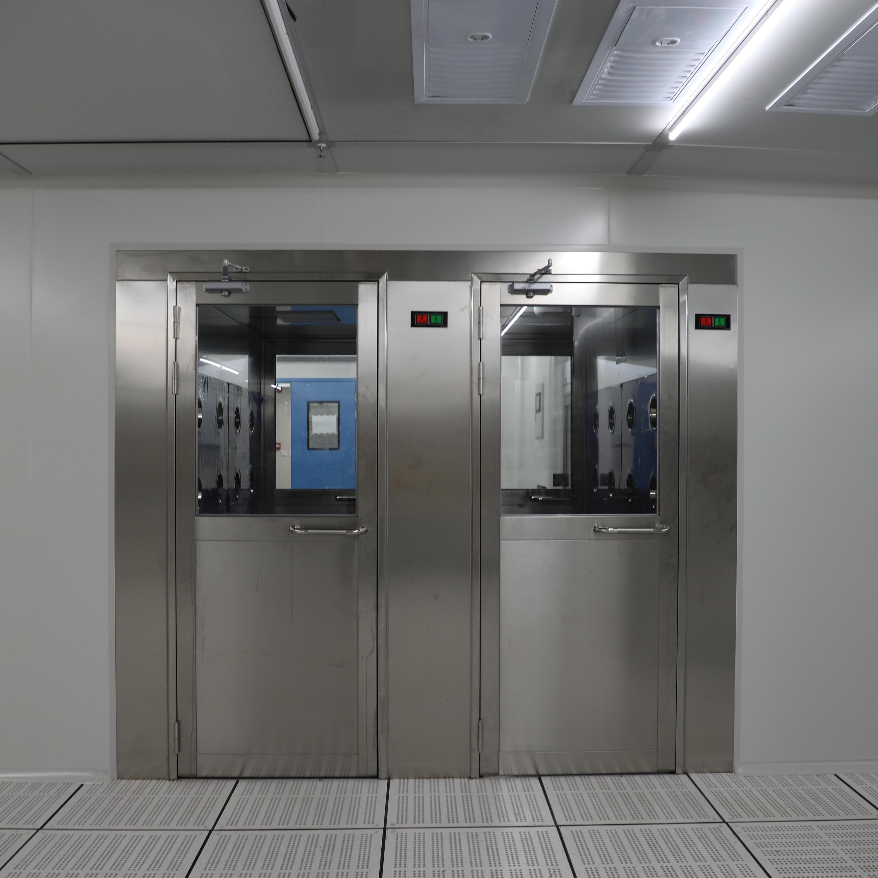 Original factory Many People Stainless Steel cargo air shower for clean room air shower