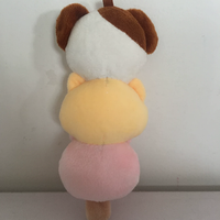 Uyeah OEM/ODM Persoonlijk Ontwerp Korte Pluche Sleutelhanger Aangepaste Pluche Dierenkop Serie Koreaanse Stijl Huisdier Pluche Speelgoed Sleutelhanger