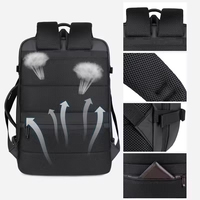 Sac à dos de voyage personnalisable et extensible en gros, grande capacité, pour hommes, sac à dos pour ordinateur portable avec port de charge USB