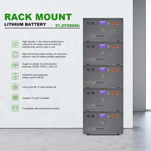 Nouvelle arrivée Batterie de stockage d'énergie domestique au lithium-ion solaire 48V 300AH Protection IP65 Communication CAN Hybride 15KW 10KW 20KW BMS - Product Image 6