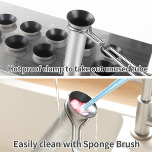 <span class=keywords><strong>Cuiseur</strong></span> automatique d'oeufs de gaz Machine à casse-croûte silencieuse de gril <span class=keywords><strong>vertical</strong></span> commercial d'acier inoxydable - Product Image 3