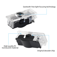 Lampe de bienvenue pour porte de voiture sans fil avec logo personnalisé pour Mercedes Benz Lampe de projection à LED pour accessoires de voiture Décoration intérieure