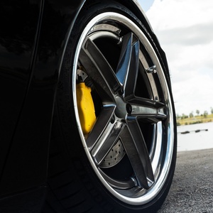Cerchi in Lega di Alluminio Forgiati Personalizzati a 5 Razze Neri Profondi da 18-24 Pollici 5x114.3/5x120/5x112/5x110 in 2 Pezzi per Ferrari 360 Spider - Product Image 3