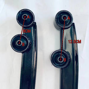 Châssis de bras de commande de véhicule électrique à <span class=keywords><strong>trois</strong></span> quatre <span class=keywords><strong>roues</strong></span>, bras de traction avant et arrière, support de bras oscillant supérieur et inférieur pour scooter. - Product Image 4