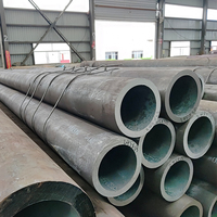 Système d'incendie à gicleurs, tube en acier au carbone sans soudure ASTM A53 Grade B Sch40, peint en rouge, extrémités biseautées, tube en acier pour une utilisation sécurisée