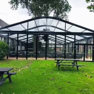 Tentes de réception de luxe transparentes en aluminium avec cadre blanc et couverture en PVC transparent pour événements de <span class=keywords><strong>mariage</strong></span> et fêtes, pour 500 personnes avec chaises - Product Image 2
