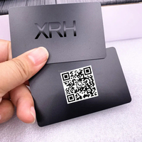 Spot personnalisé personnalisé UV noir mat RFID en plastique carte d'affaires PVC NFC