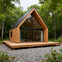 Maison en bois préfabriquée de luxe Petite maison Maison mobile Maison cabine préfabriquée Résidence confortable de Chine