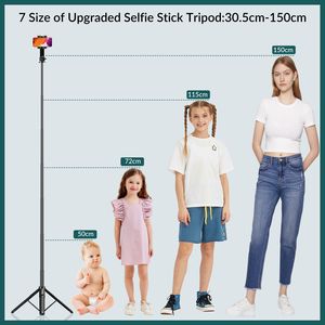 64 "<span class=keywords><strong>Selfie</strong></span> Bâton Trépied avec Télécommande pour Téléphone Portable 4"-<span class=keywords><strong>7</strong></span> "Portable Téléphone Trépied Stand Compatible avec <span class=keywords><strong>iPhone</strong></span> Léger - Product Image 2