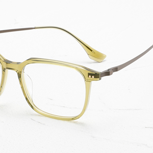 Monturas de Gafas Rectangulares de Aro Completo, Color Sólido, Titanio Ligero, Anti-UV, Unisex, Corrección de Visión para Adultos - Product Image 5