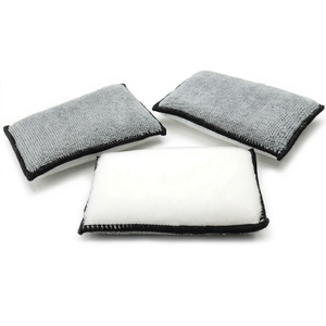 Square Pattern Interior <b>Scrub</b> Sponge Car Wash Cleaning Super Tool 14*8*2 Car Applicator - Product Image 1