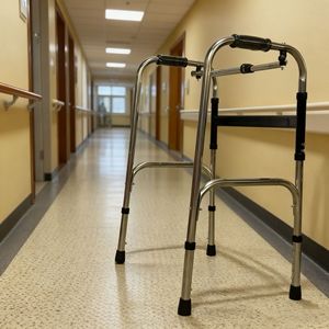 Walking Aid Aluminum Alloy <b>Walker</b> For <b>Elderly</b> Mobility Support - Product Image 2