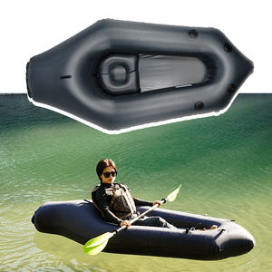 شحن سريع خلال 72 ساعة قارب تجديف نهري خفيف الوزن للغاية بإغلاق علوي ملفوف Packraft من مادة TPU فائقة الخفة - Product Image 1