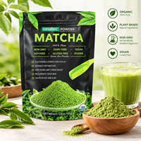 Poudre de thé vert matcha de qualité supérieure pour cérémonies, OEM/ODM, 100g, poudre de matcha pure biologique