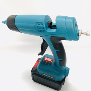 21V High <b>Power</b> Cordless Hot Melt Glue Gun Rechargeable Lithium Hot Glue Gun Portable Home Graft Repair <b>Tool</b> Heat Guns - Product Image 5