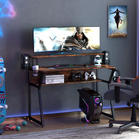 Vekin Table de jeu ergonomique en bois de Style Morden, multifonction, bon marché, ordinateur PC, bureau de jeu pour joueur