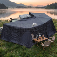 Auvent de voiture imperméable à 360 degrés pour SUV 4x4 tout-terrain, camping sur barre de toit