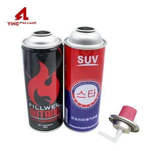 Empty aerosol cans for butane canister 190g 200g 220g 227g tin can China factory