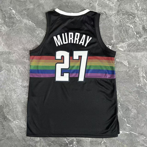 Maglia Sportiva Teamcheap Nuova Stagione Alta Qualità Pressata a Caldo Maglietta Sportiva da Uomo Abbigliamento da Basket 32 # Gordon 27 # Murray Wholesale - Product Image 4