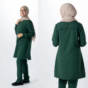 Divisa Medica Musulmana OEM in Spandex Elasticizzato a Maniche Lunghe <span class=keywords><strong>per</strong></span> Donne - Product Image 3