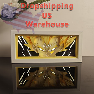 Chúng Tôi Kho Nhanh Chóng Vận Chuyển Hot-Bán Nhân Vật Hỗn Hợp Hoa Hộp Khắc Đèn, Quà Tặng Khuyến Mãi, Anime 3D Giấy Cắt Hộp Đèn - Product Image 1