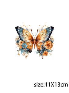 LETOP 1 pz 16oz coppetta avvolgente trasferimenti impermeabili UV per <span class=keywords><strong>farfalle</strong></span> DTF con etichetta adesiva fiori - Product Image 3